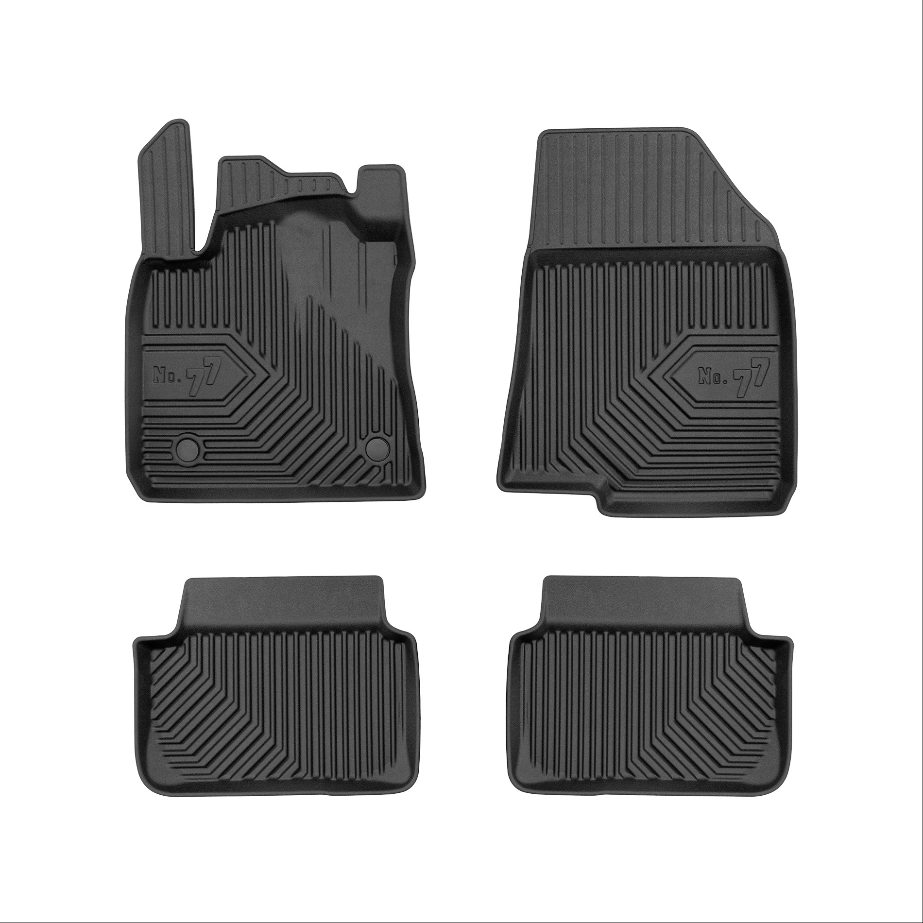 Car mats No77 for Dacia Logan 2020-> 4pcs Frogum