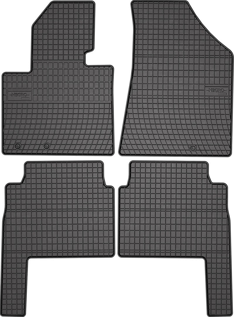 Rubber car mats for Kia Sorento 2009-2012 4pcs Frogum