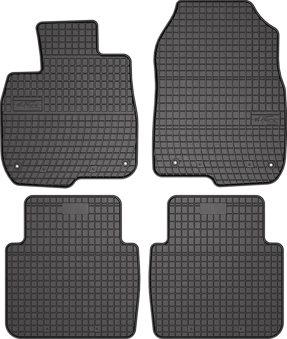 Rubber car mats for Honda CR-V 2016-> 4pcs Frogum