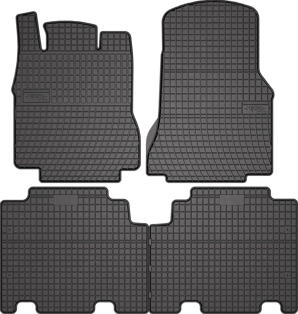Rubber car mats for Mercedes A Class V168 2001-2004 4pcs Frogum