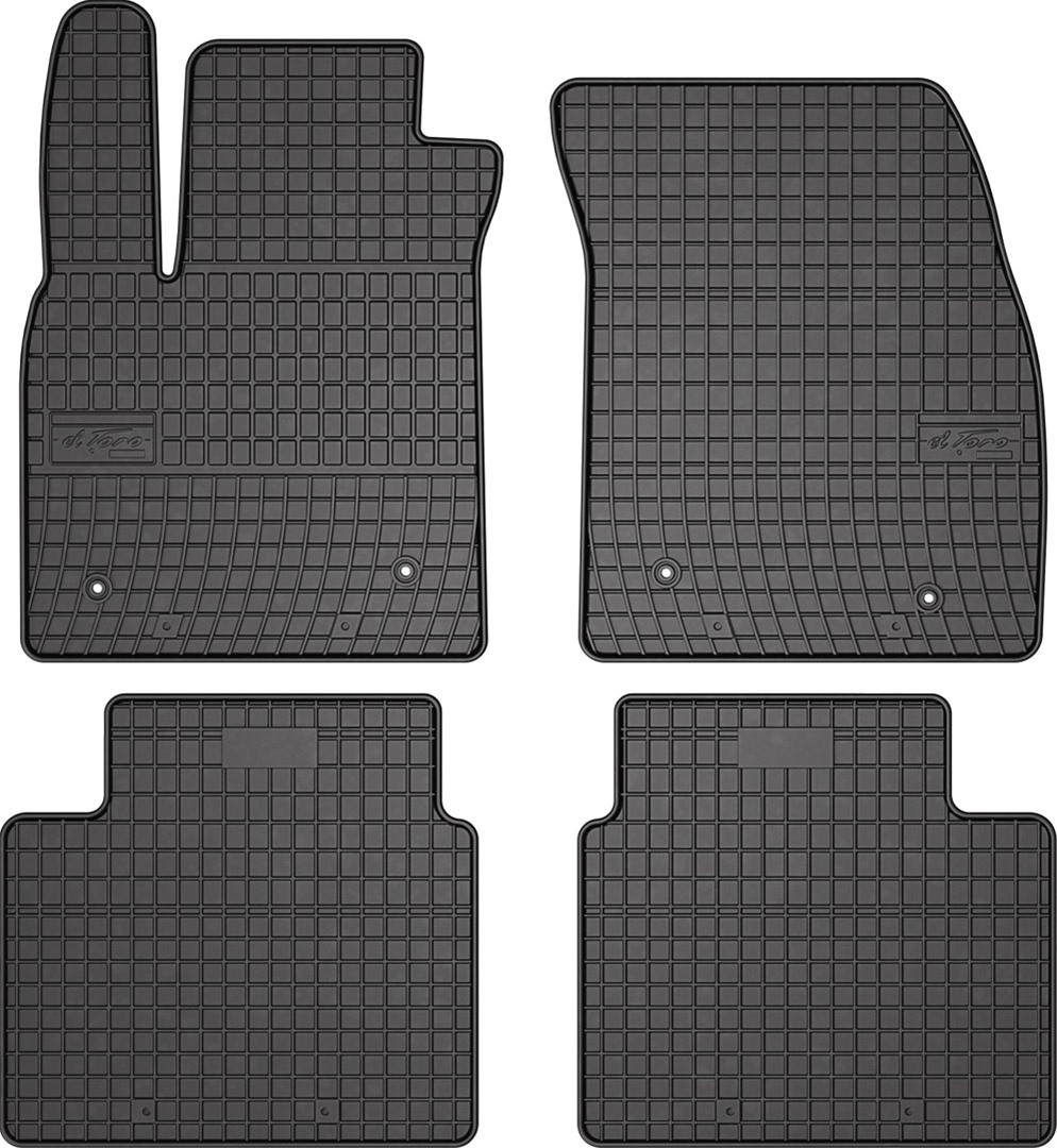 Rubber car mats for Ford Focus 2018-> 4pcs Frogum