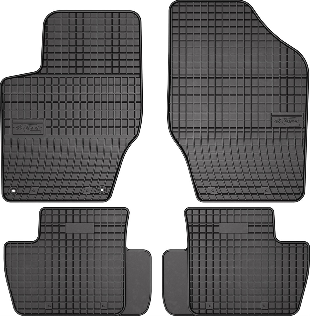 Rubber car mats for Citroen DS4 2011-2015 4pcs Frogum