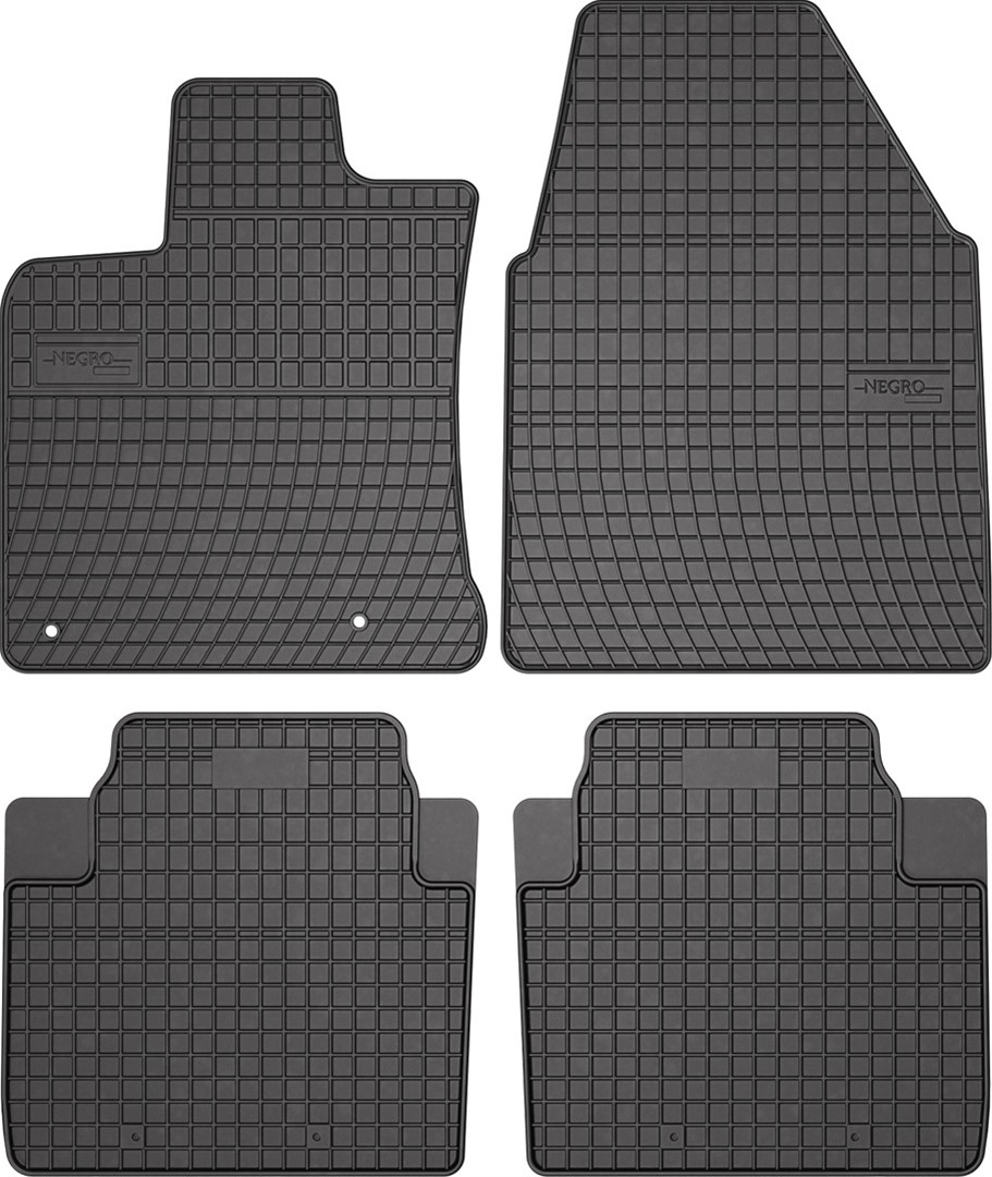 Rubber car mats for Nissan Qashqai +2 2007-2013 4pcs Frogum