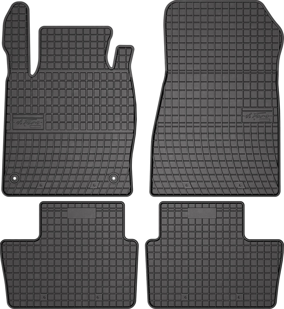 Rubber car mats for Nissan Juke 2019->  4pcs Frogum