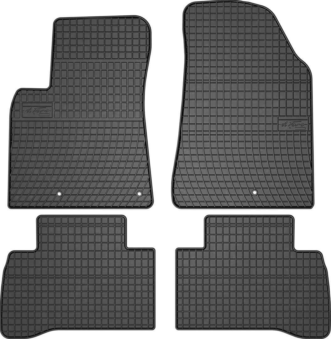 Rubber car mats for Kia Niro 2016-2021 4pcs Frogum