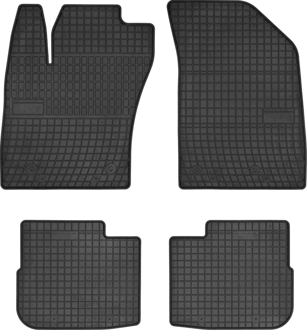 Rubber car mats for Fiat Tipo 2016-> 4pcs Frogum