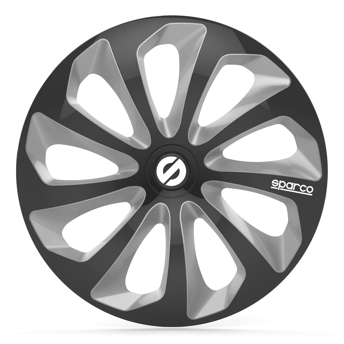 Wheel covers Sicilia 13 black-silver 4pcs Sparco