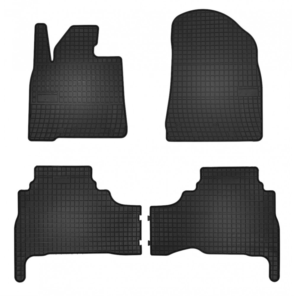 Rubber car mats for Toyota Landcruiser 200 Lift 2015->  4pcs Frogum