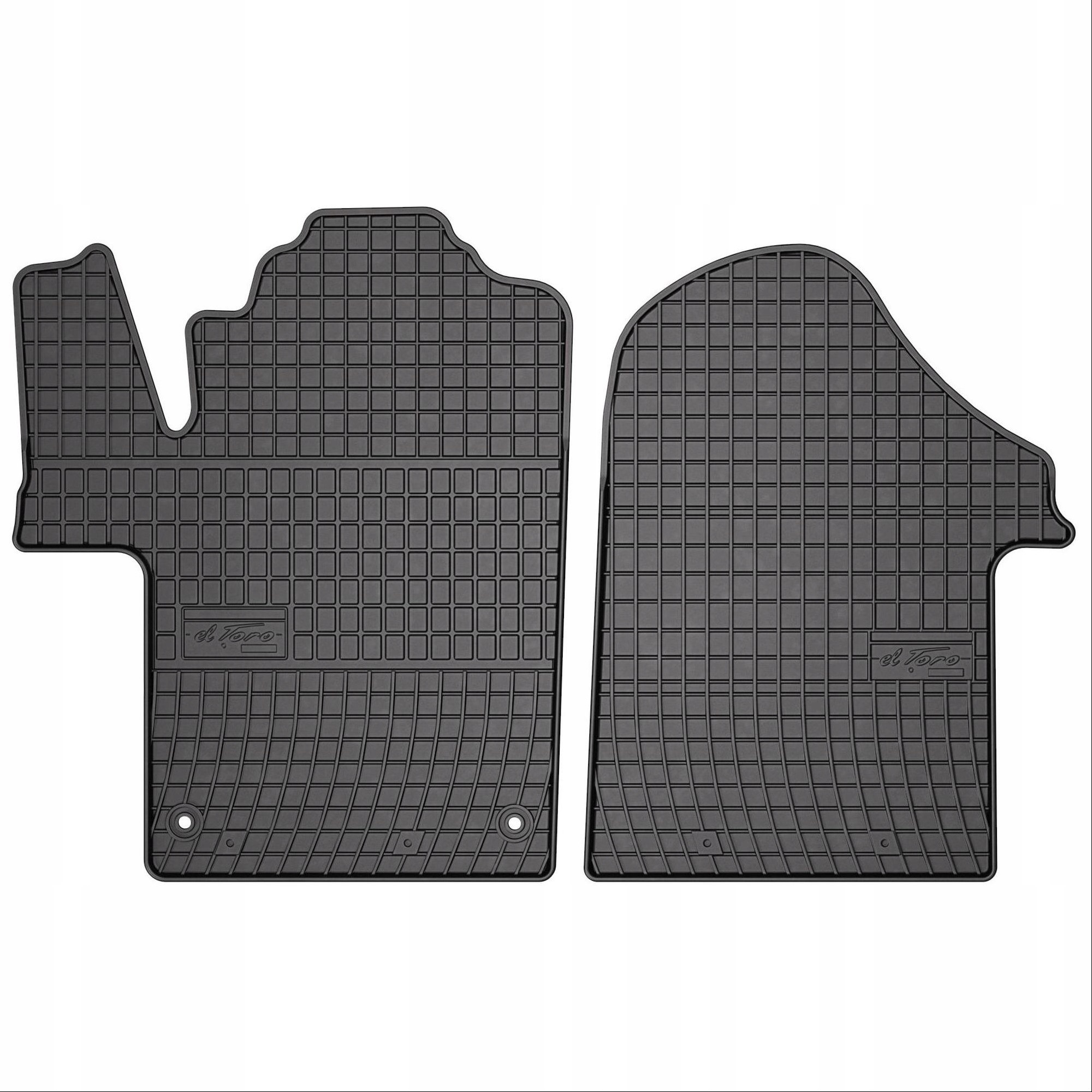 Rubber car mats for Mercedes Vito 2014-> 2pcs Frogum
