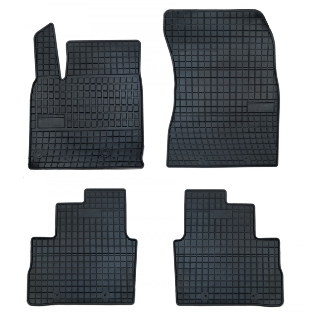 Rubber car mats for Nissan Qashqai 2021-> 4pcs Frogum