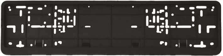 Πλαίσιο πινακίδας μαύρο (LF018B) 1τμχ Autolegend