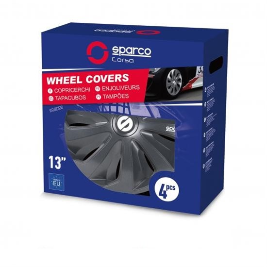 Wheel covers Sicilia 13 carbon 4pcs Sparco